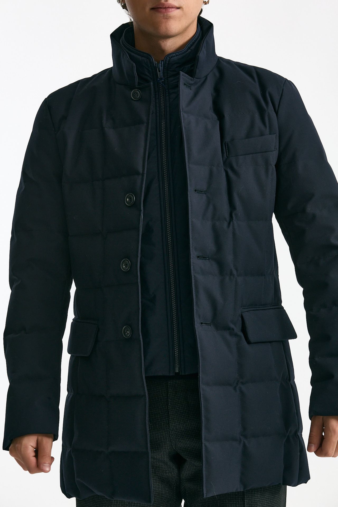 Piumino double front blu men Fay - 7