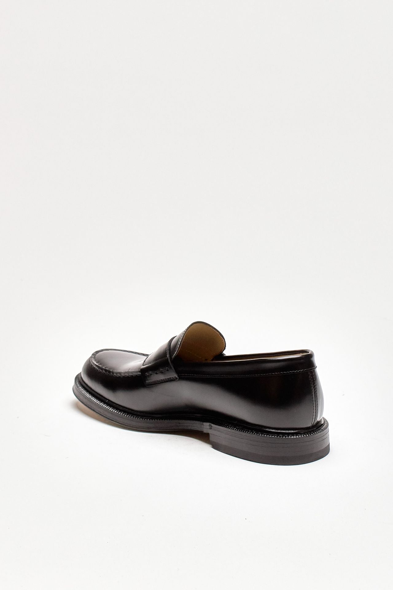 mocassini 1203 in pelle nera lavata men Green george - 3