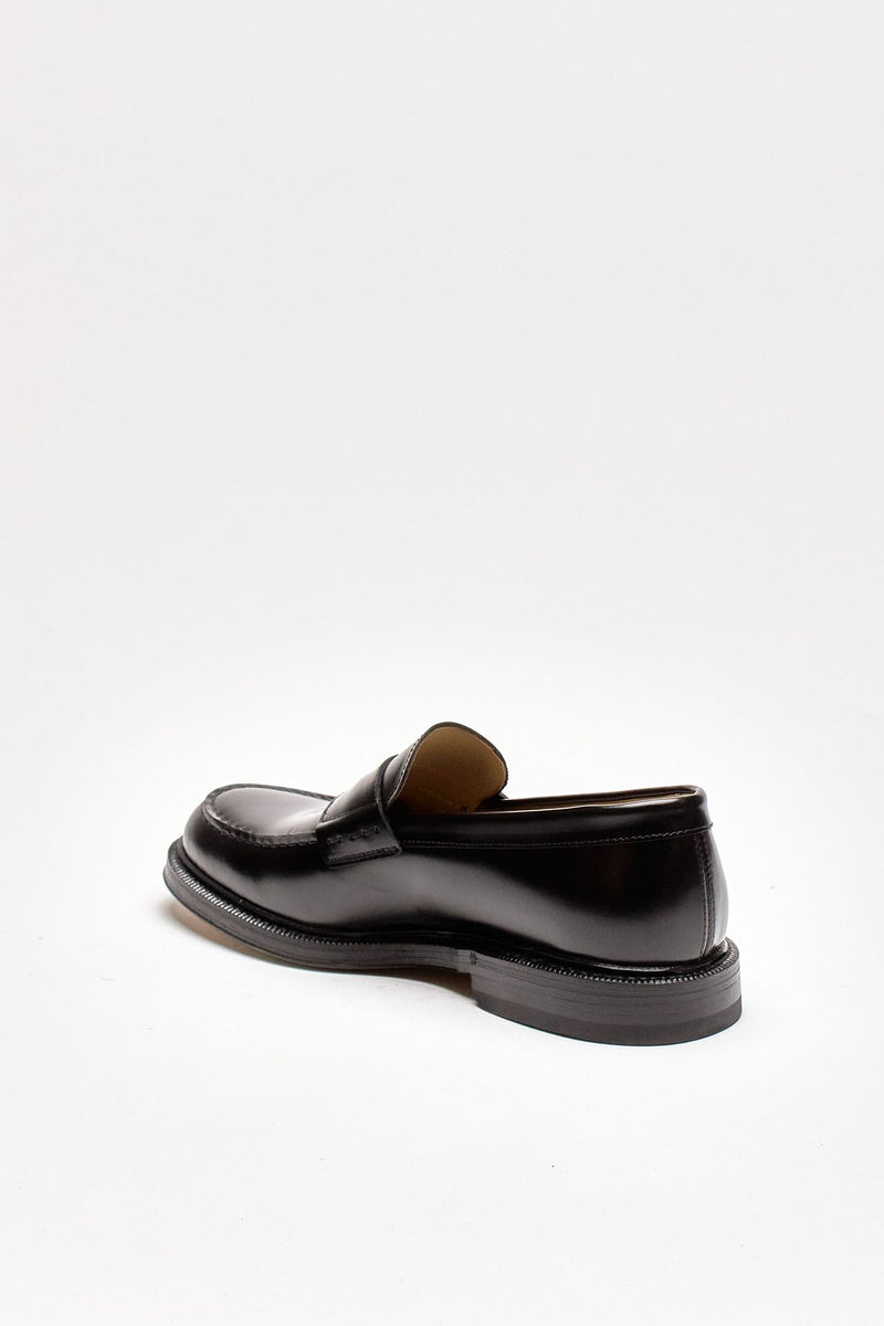 mocassini 1203 in pelle nera lavata men Green george - 3