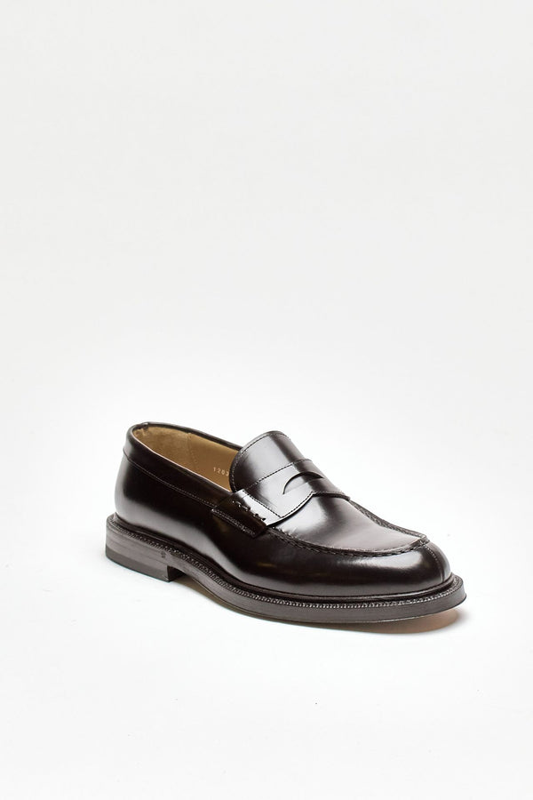 mocassini 1203 in pelle lavata testa di moro men Green george