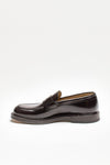 mocassini 1203 in pelle lavata testa di moro men Green george - 4