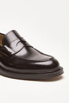 mocassini 1203 in pelle lavata testa di moro men Green george - 5