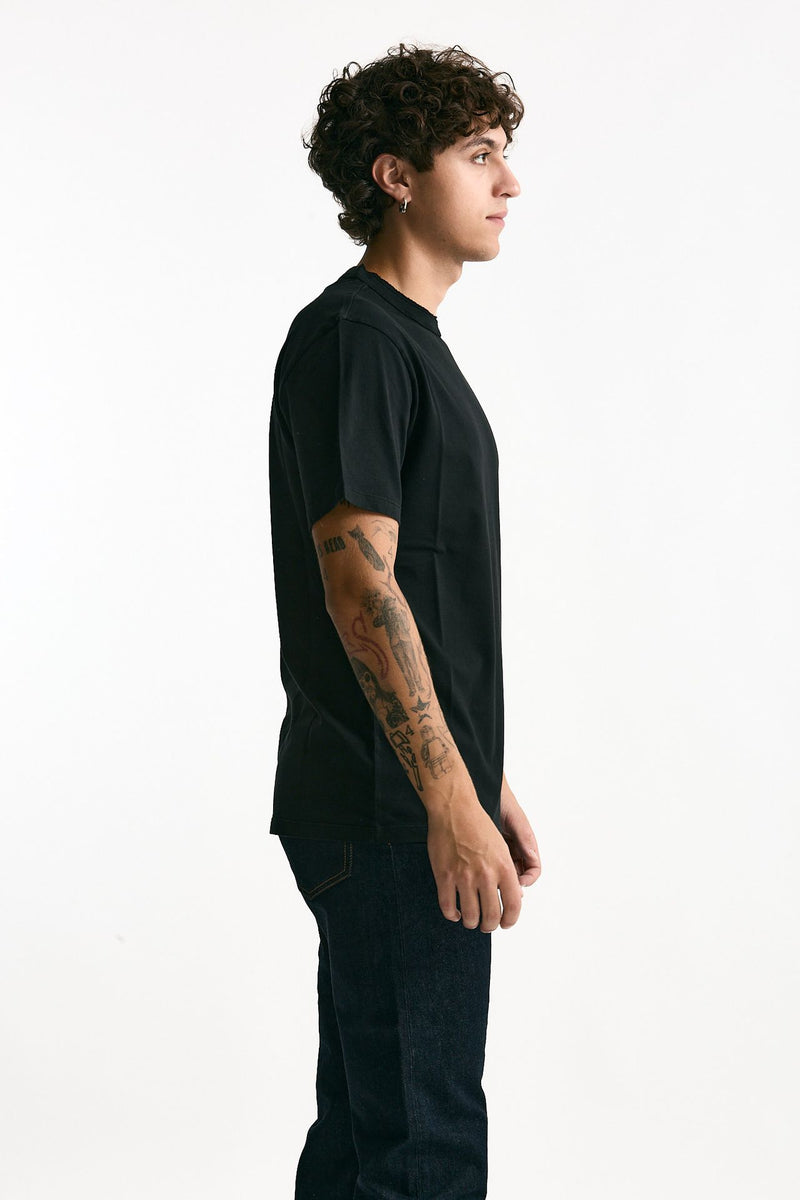 T-shirt in cotone nero men Grifoni - 2