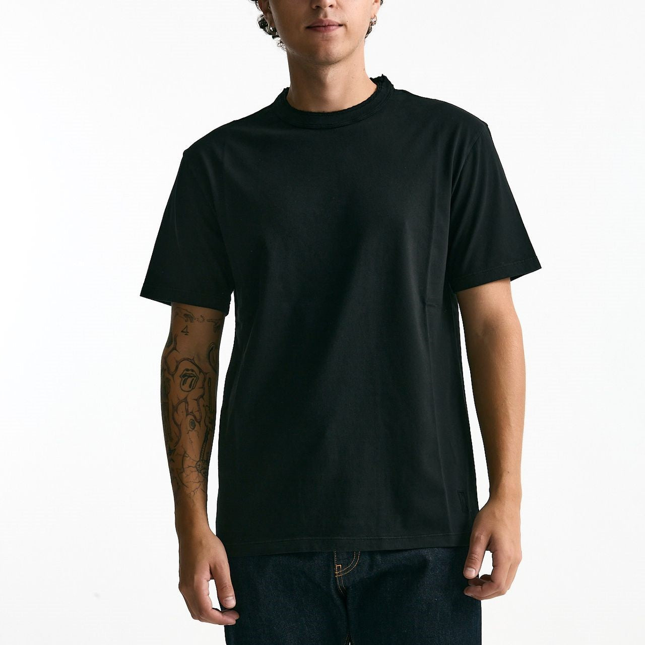 T-shirt in cotone nero men Grifoni - 6