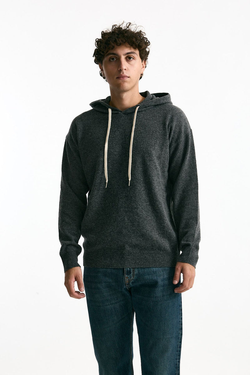 Maglia felpa in lana grigio men Grifoni - 1