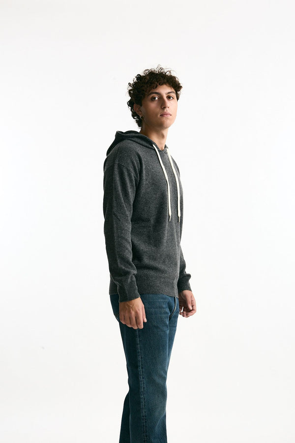 Maglia felpa in lana grigio men Grifoni