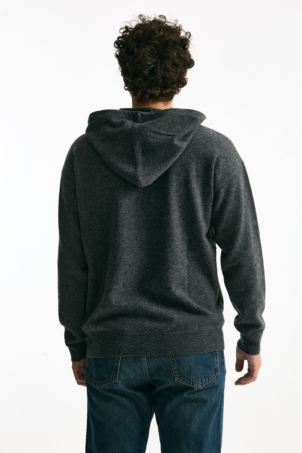 Maglia felpa in lana grigio men Grifoni - 3