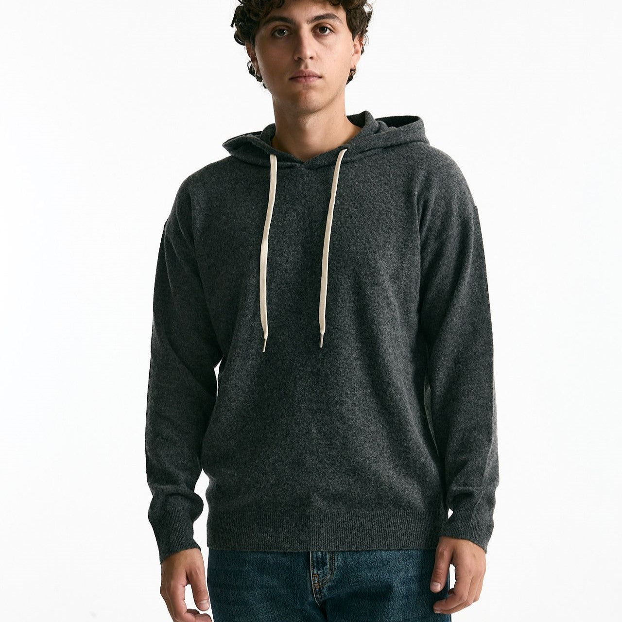 Maglia felpa in lana grigio men Grifoni - 6