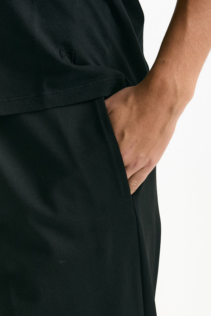 Pantalone pinces misto lana stretch nero men Grifoni - 5