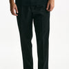 Pantalone pinces misto lana stretch nero men Grifoni - 8
