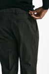 Pantalone pinces in misto lana stretch marrone men Grifoni - 7