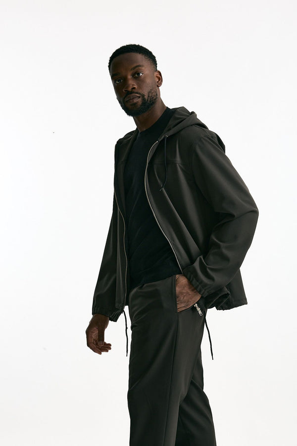 Felpa in misto lana stretch marrone men Grifoni