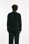 Polo in lana nero men Grifoni - 4