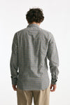 Camicia in cotone vichy marrone e blu men Guy rover - 3