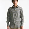 Camicia in cotone vichy marrone e blu men Guy rover - 6