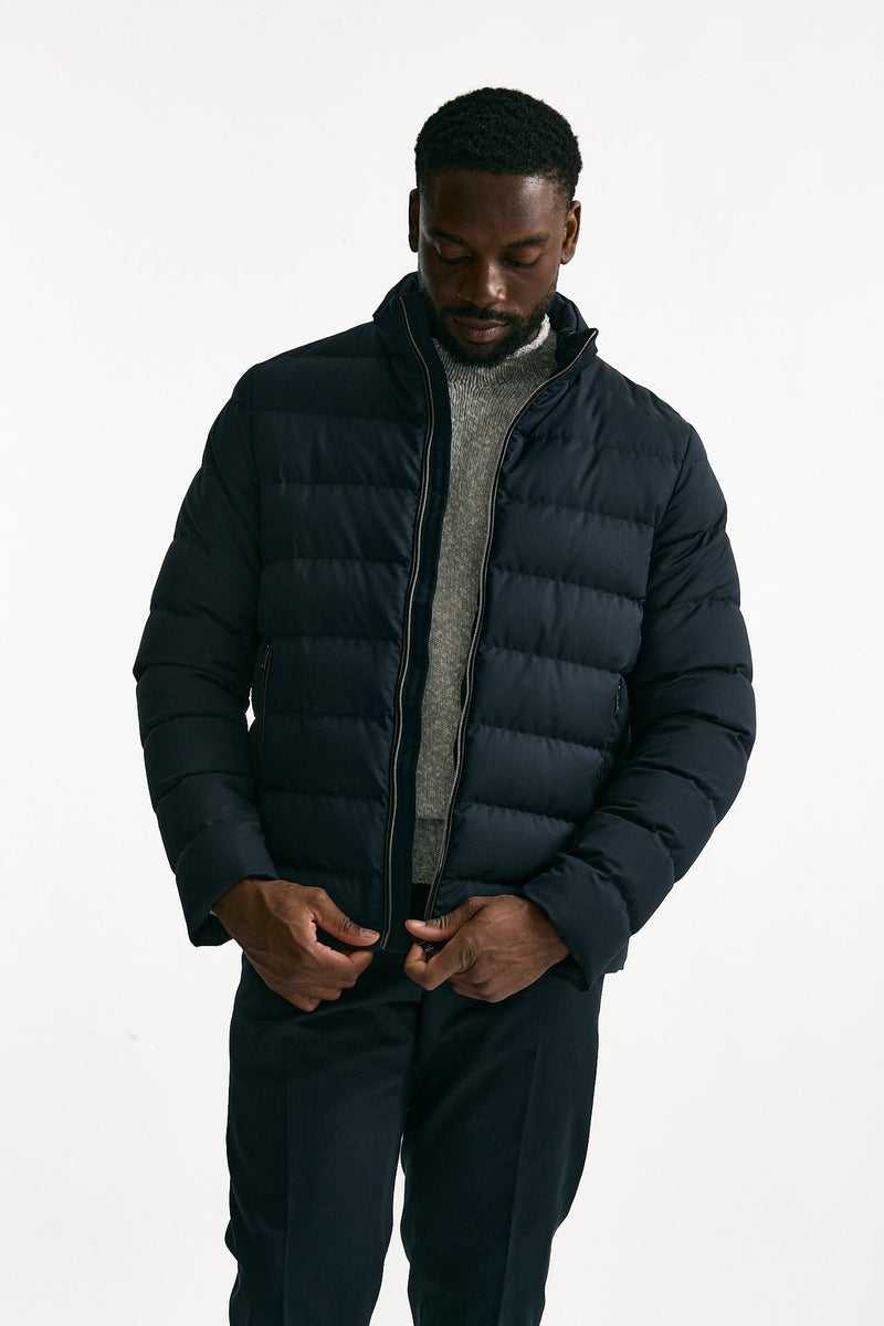 Piumino blu in nylon men Herno - 1