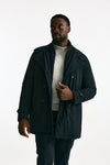 Giubbino doppiopetto imbottito in nylon stretch blu men Herno - 1
