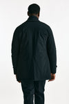 Giubbino doppiopetto imbottito in nylon stretch blu men Herno - 3