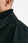 Trench monopetto in cotone impermeabilizzato blu men Herno - 8
