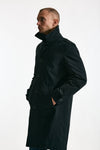 Trench monopetto in cotone impermeabilizzato blu men Herno - 9