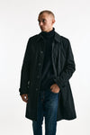 Trench monopetto in cotone impermeabilizzato blu men Herno - 3