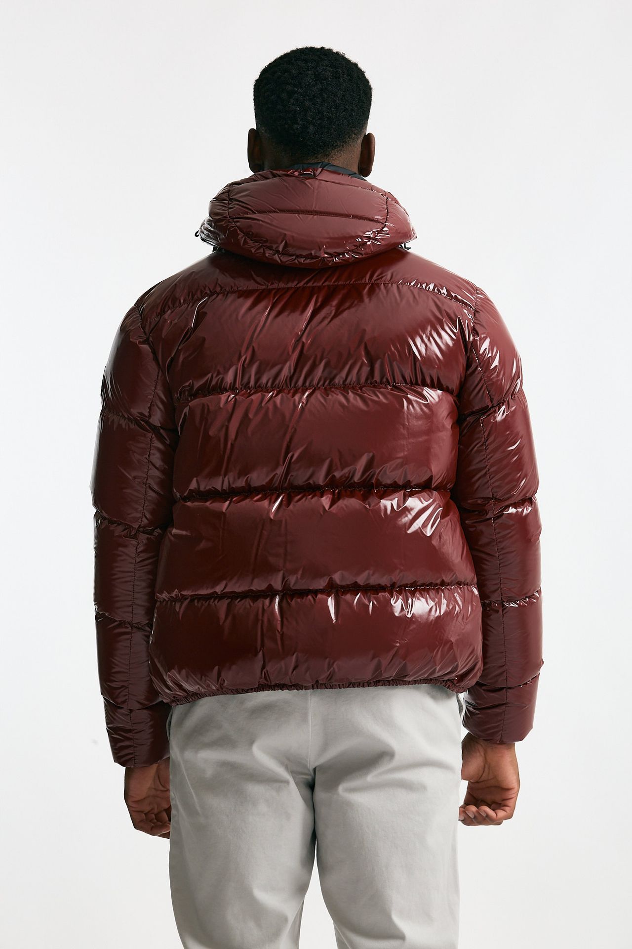 Piumino con cappuccio rosso men Herno - 4