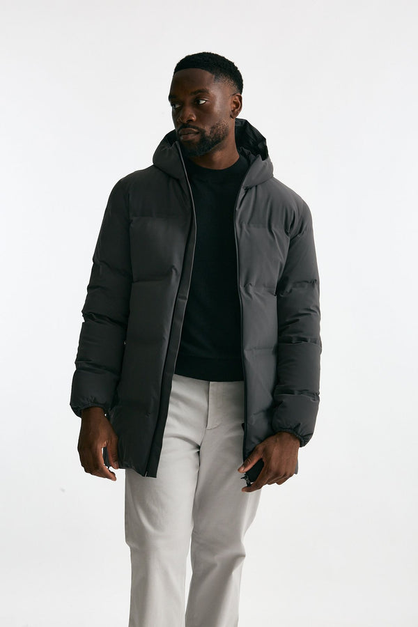 Piumino lungo grigio GORE-TEX men Herno
