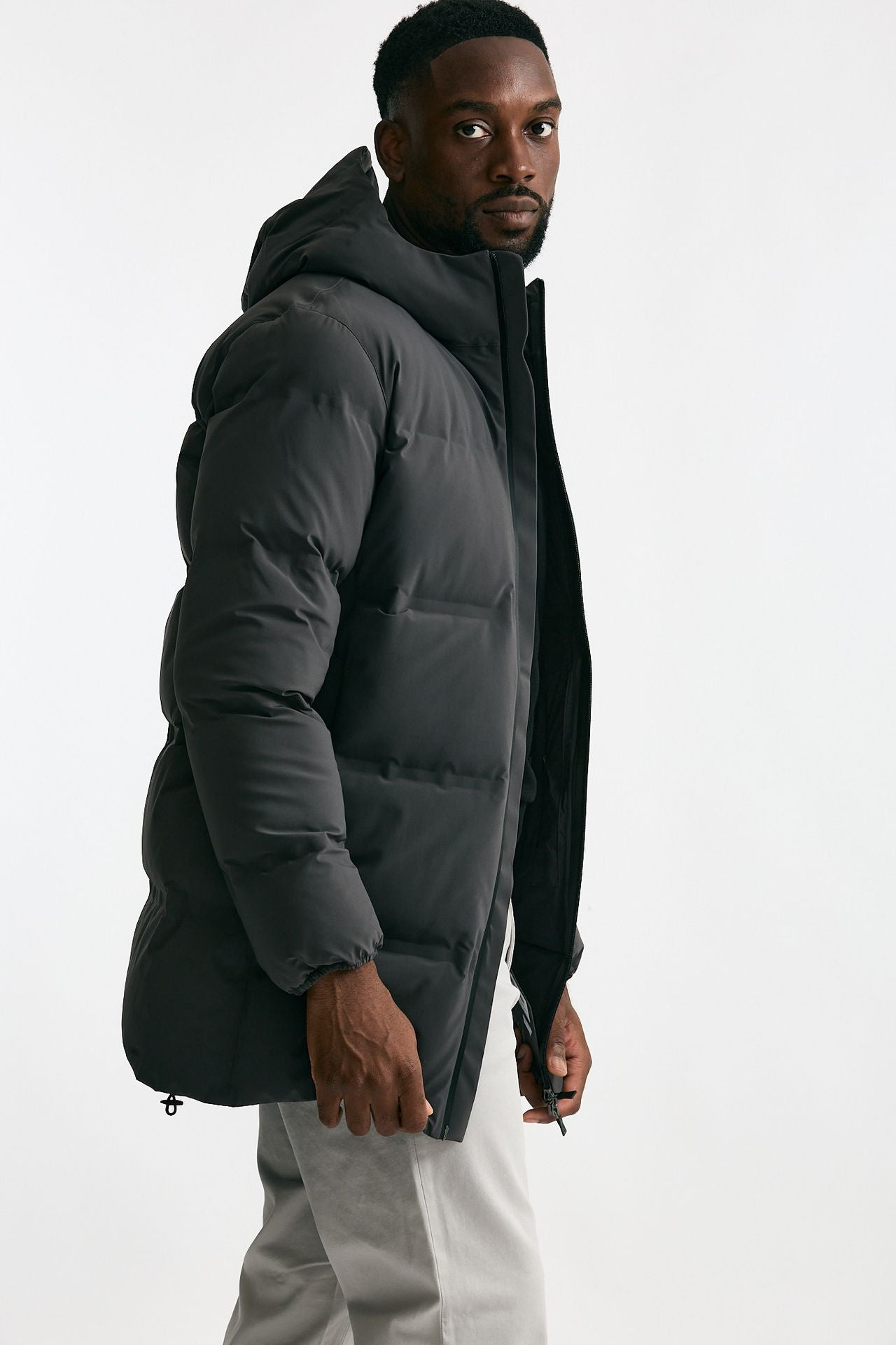Piumino lungo grigio GORE-TEX men Herno - 4