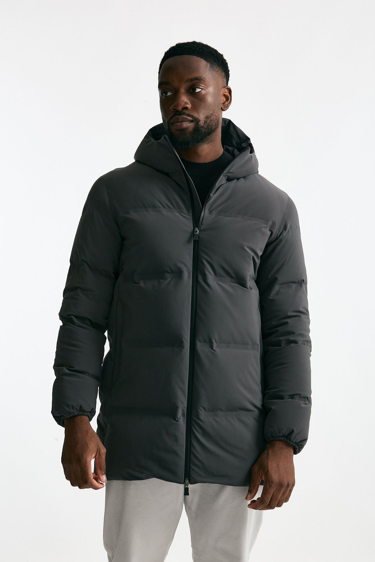 Piumino lungo grigio GORE-TEX men Herno - 5
