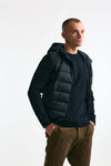 Giubbino blu esterno lana e nylon men Herno - 5
