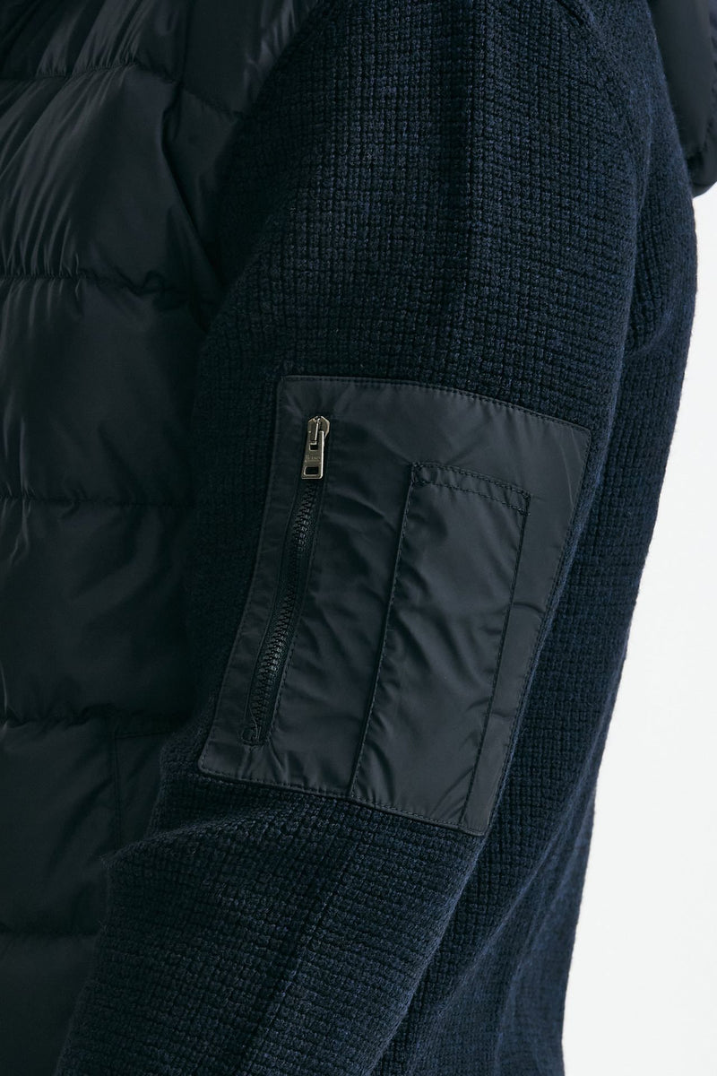 Giubbino blu esterno lana e nylon men Herno - 9