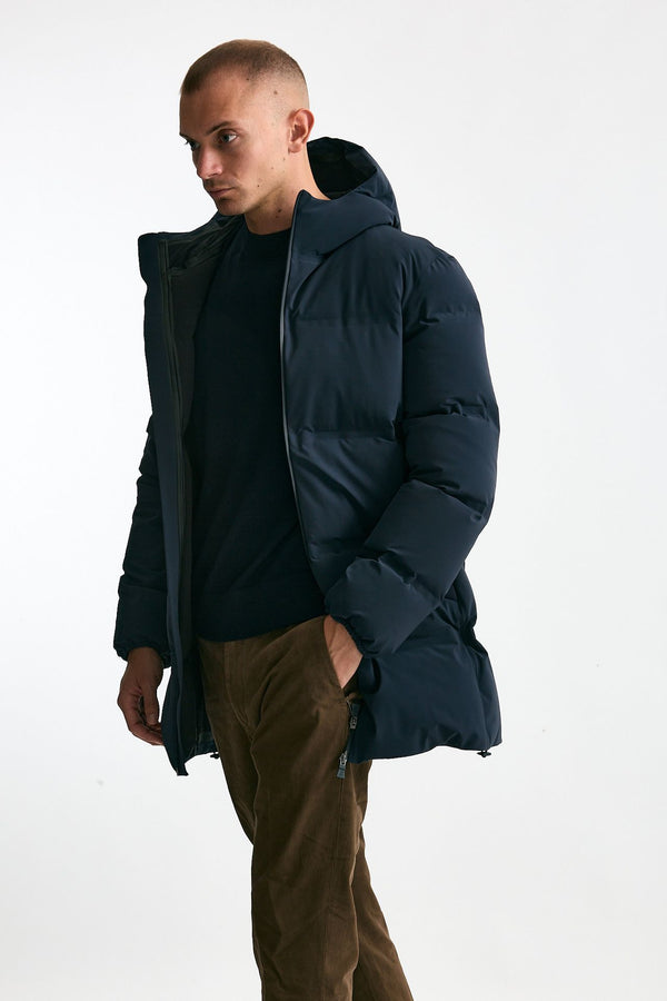 Piumino lungo blu GORE-TEX men Herno