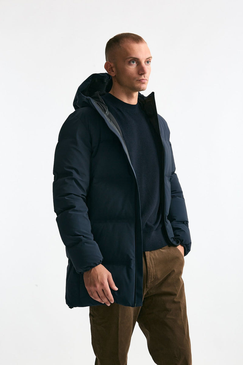 Piumino lungo blu GORE-TEX men Herno - 4