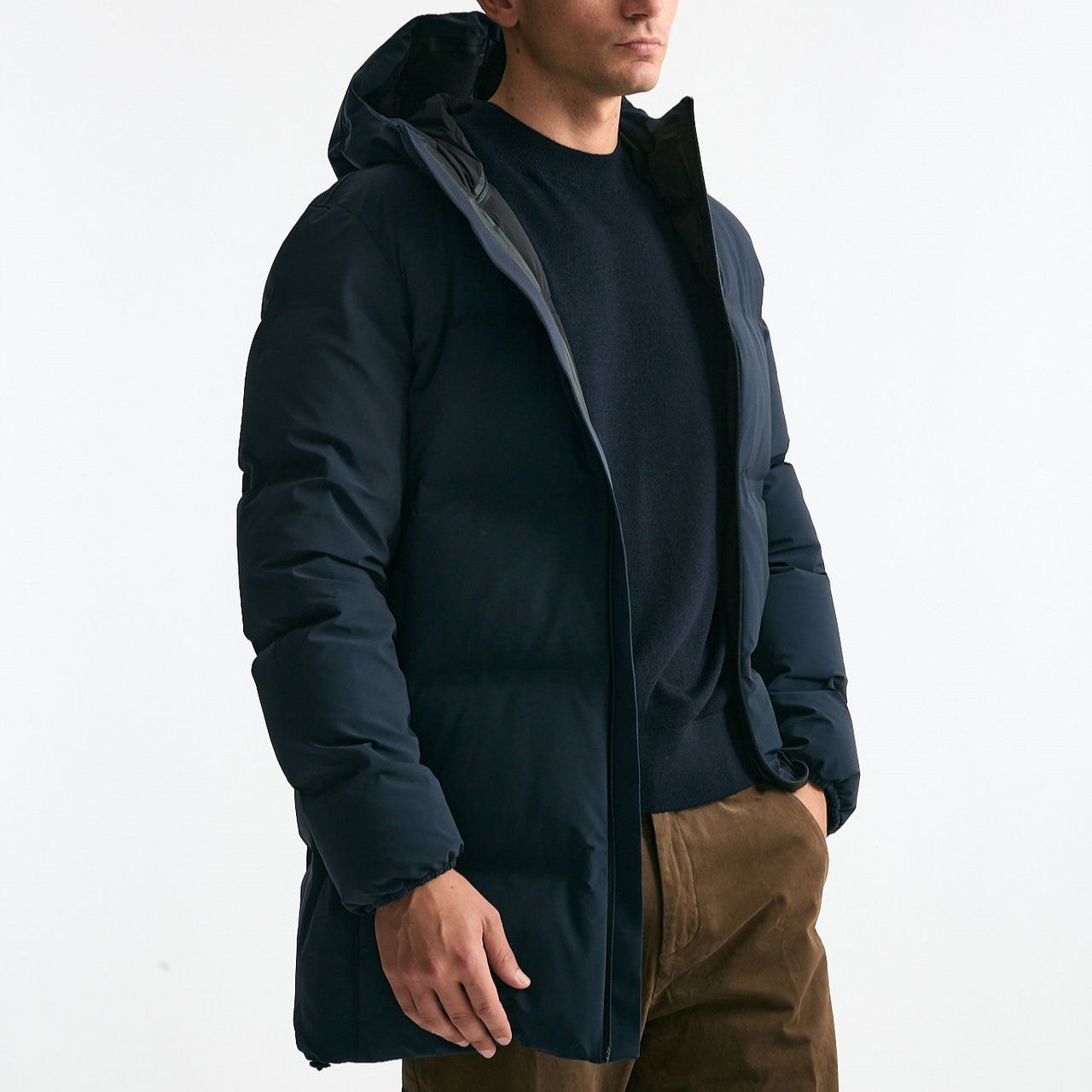 Piumino lungo blu GORE-TEX men Herno - 8