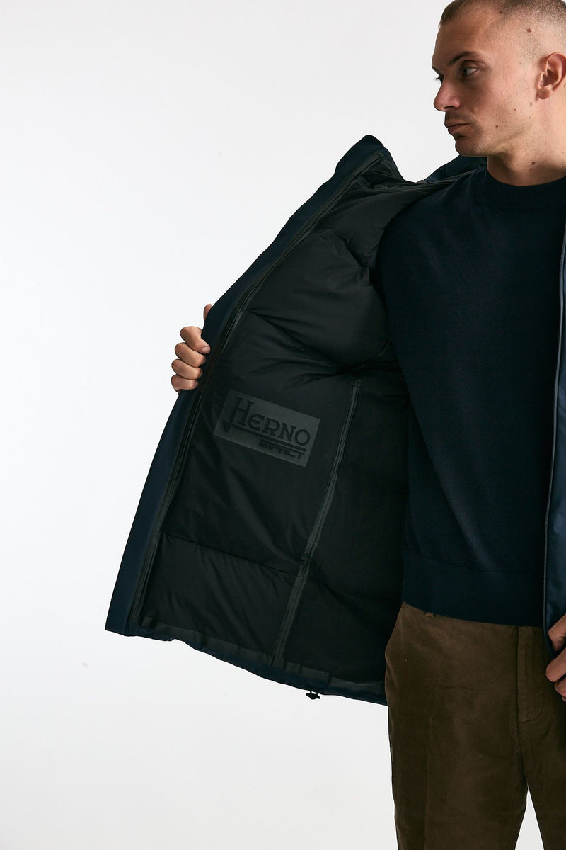 Piumino lungo blu GORE-TEX men Herno - 5