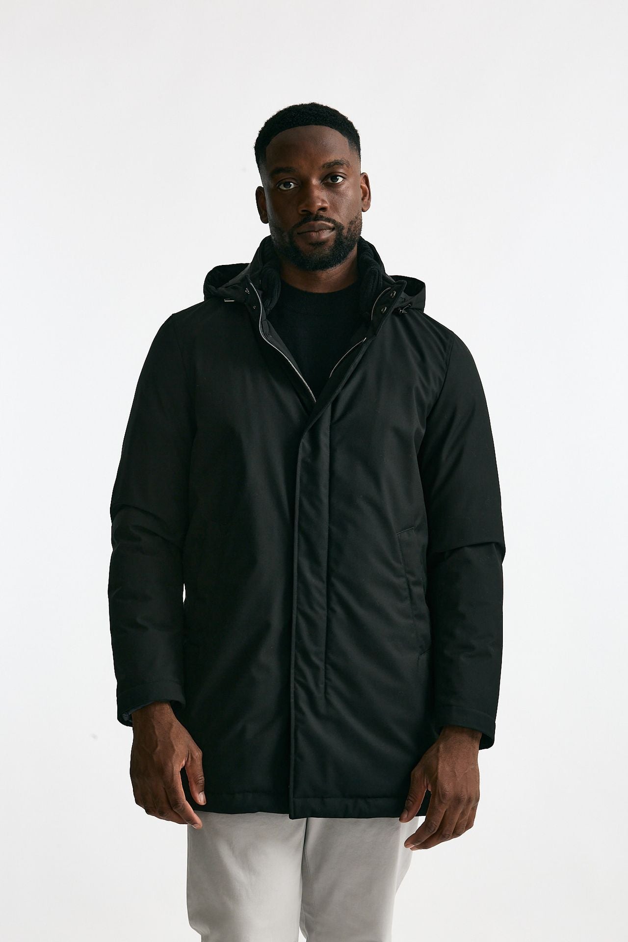 Parka nero esterno in nylon men Herno - 5