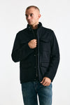Field jacket blu panno di lana e cashmere men Herno - 8