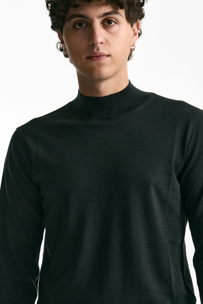 Lupetto in lana rasata grigio men Hosio - 5