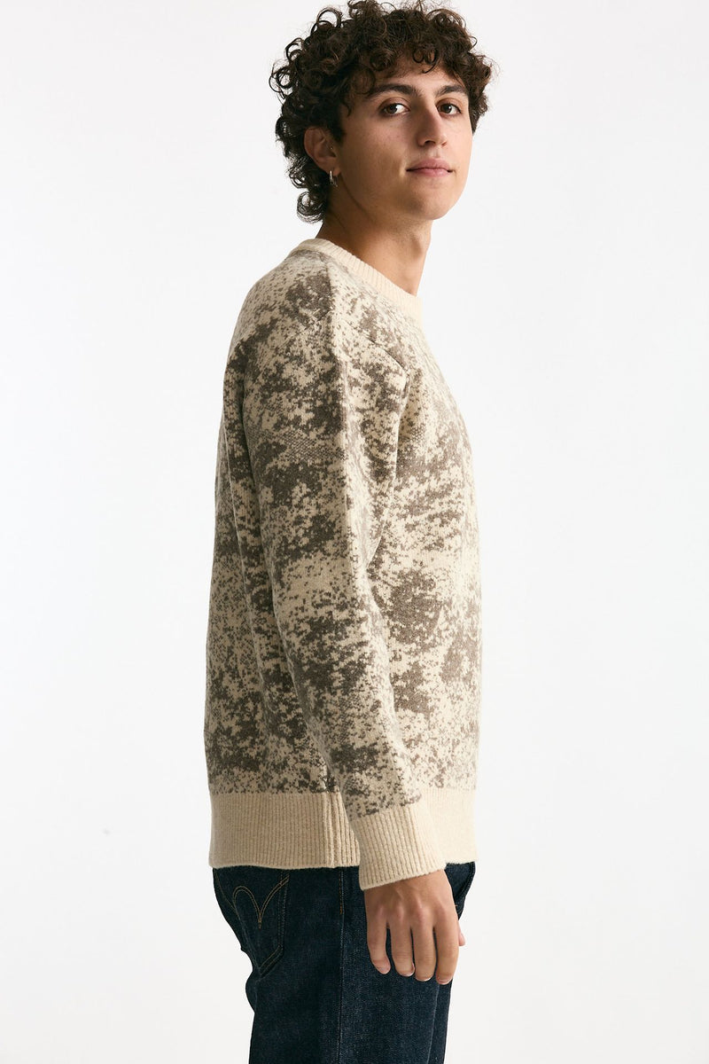 Maglia lana poliammide e viscosa fantasia men Hosio - 2