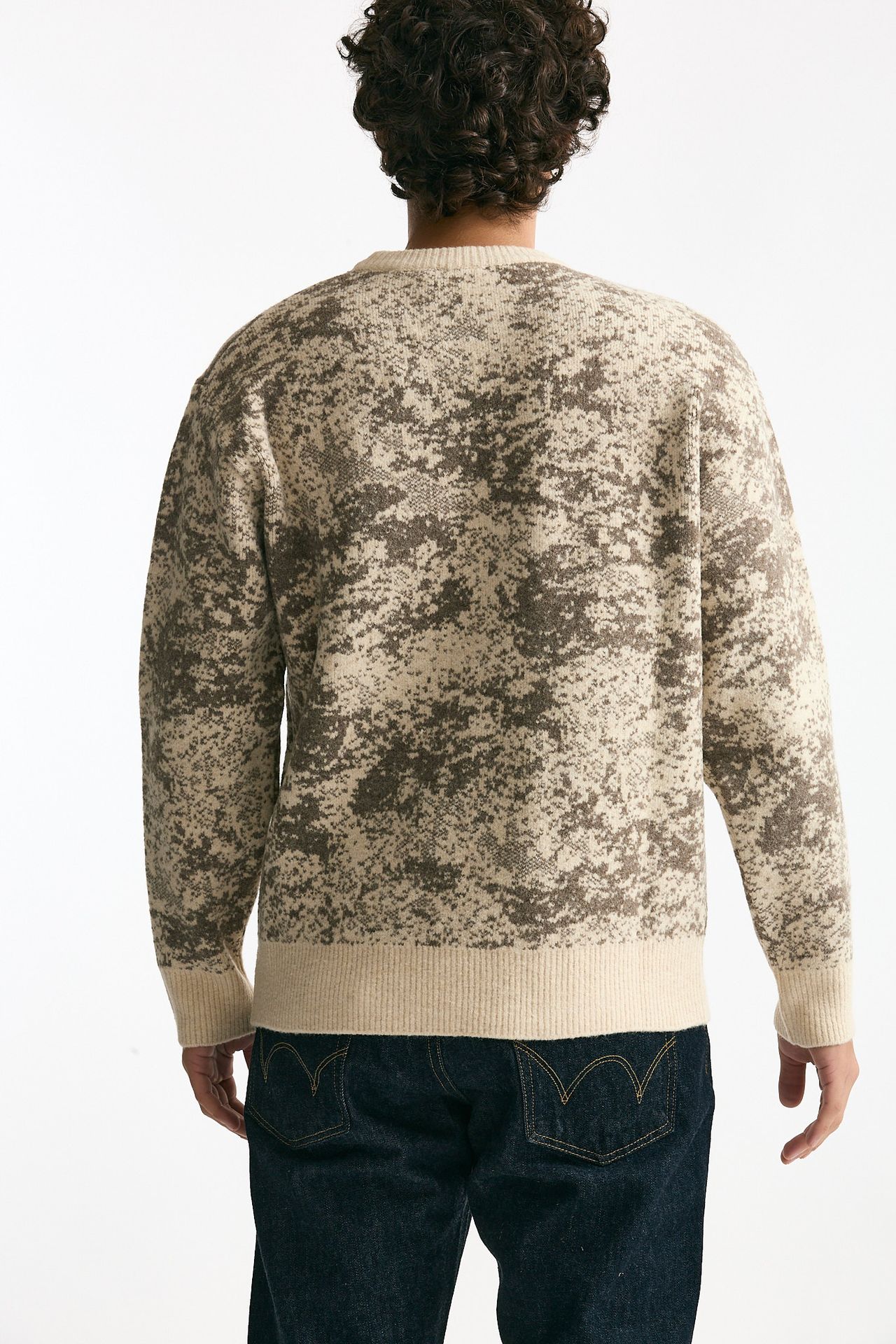 Maglia lana poliammide e viscosa fantasia men Hosio - 3