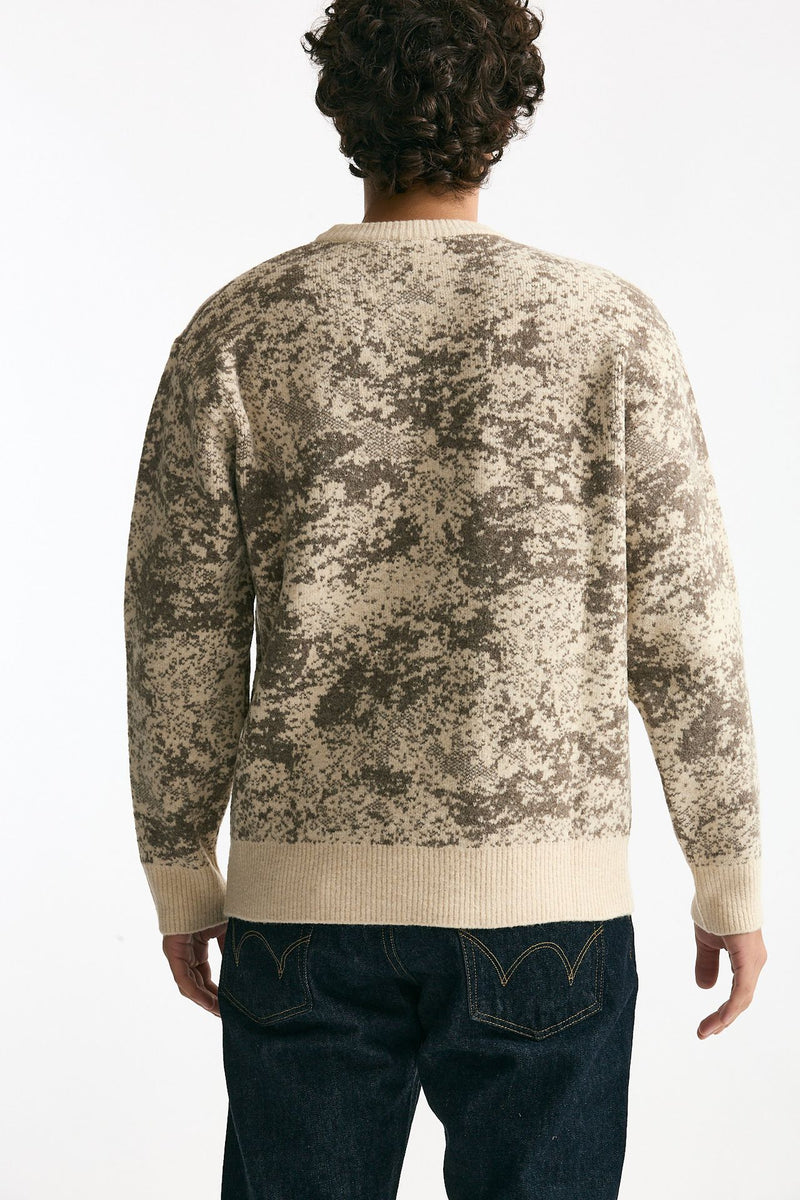 Maglia lana poliammide e viscosa fantasia men Hosio - 3