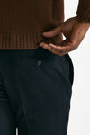 Pantalone flanella di lana blu men Incotex - 7
