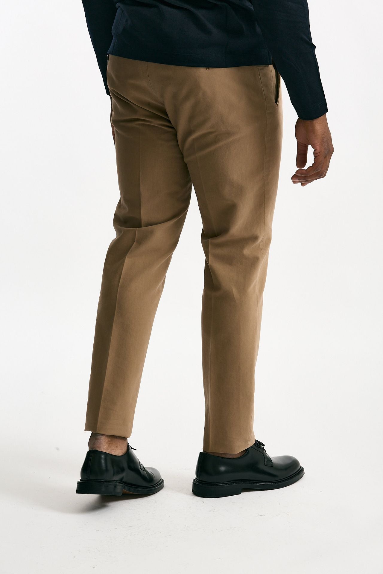 Pantalone in cotone stretch beige men Incotex - 3