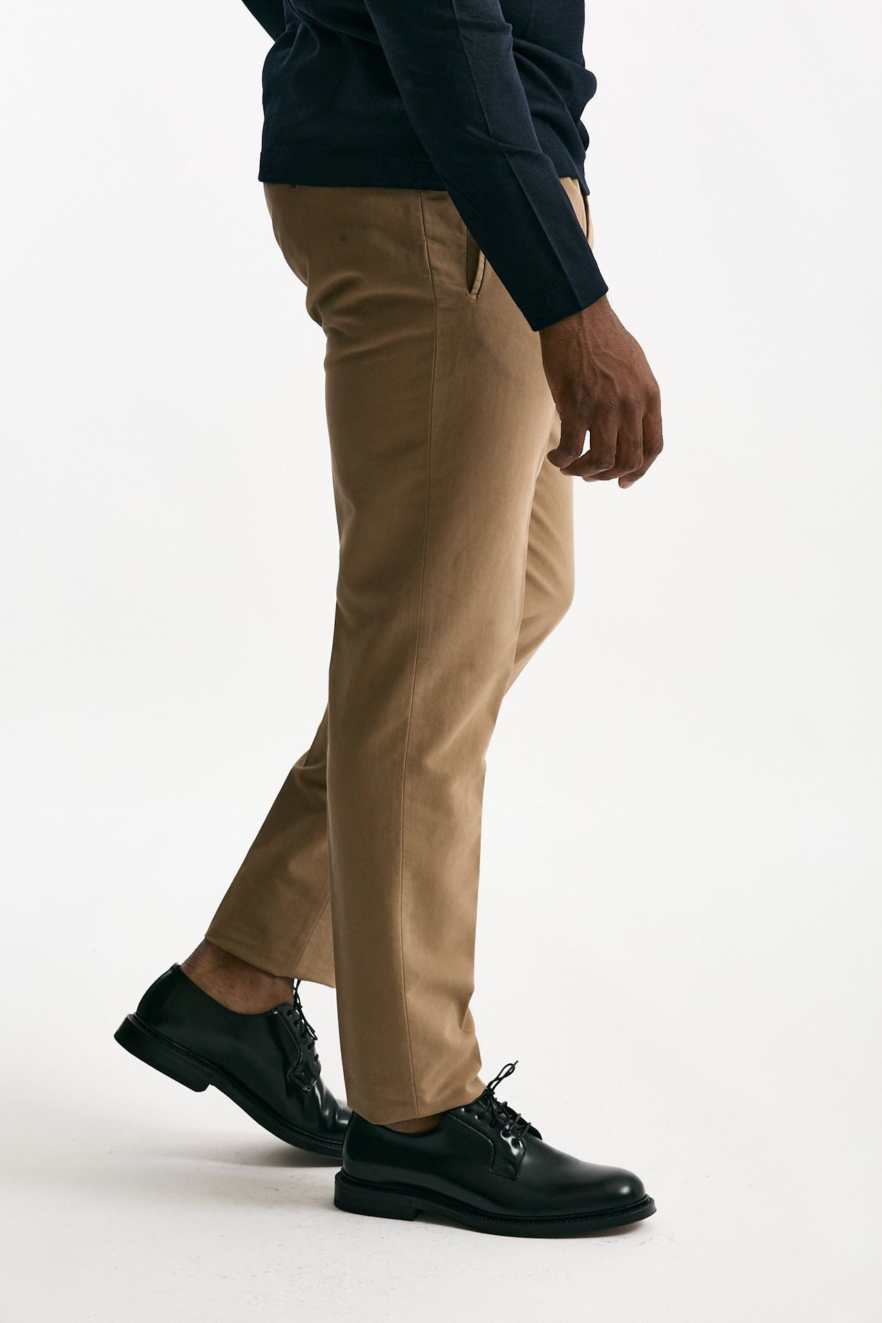Pantalone in cotone stretch beige men Incotex - 4