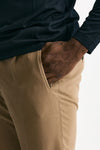 Pantalone in cotone stretch beige men Incotex - 6