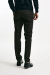 Pantalone in cotone stretch marrone men Incotex - 3