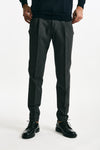 Pantalone in lana stretch grigio men Incotex - 2
