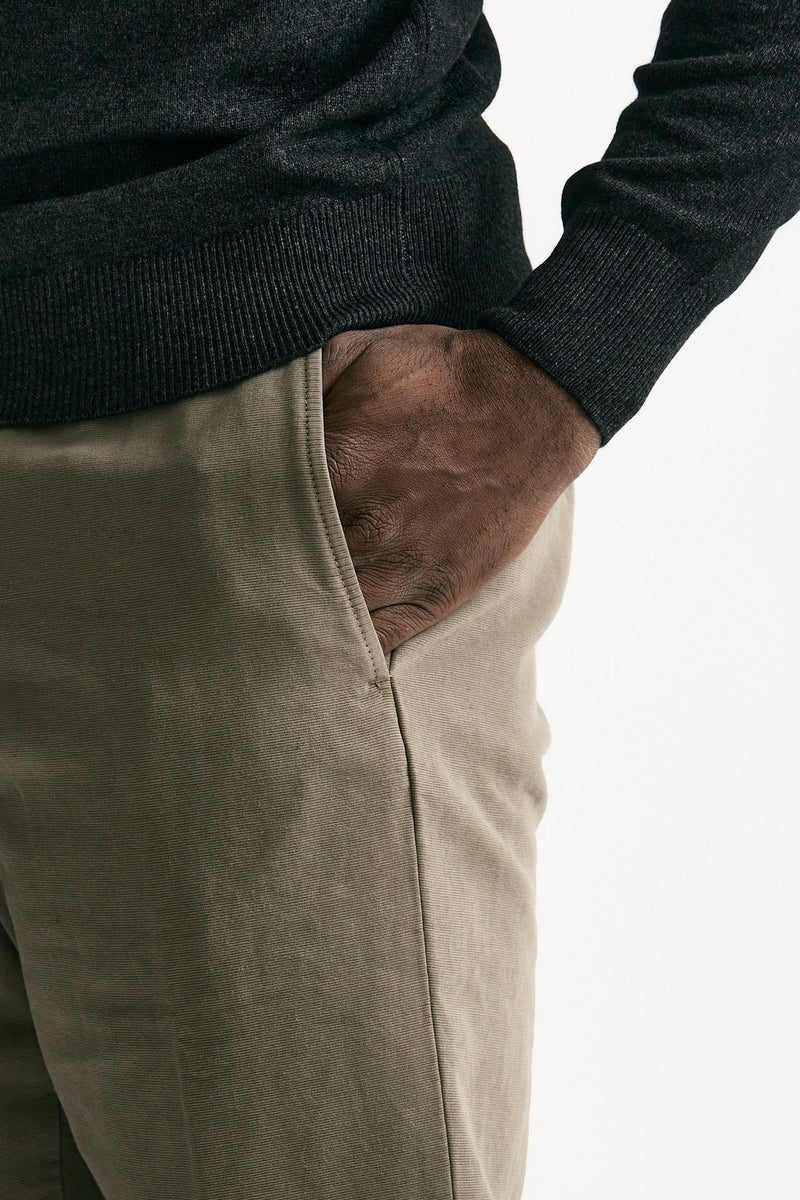 Pantalone stretch microlavorato grigio men Incotex - 6