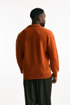 Polo lana e cashmere arancio men Laneus - 3