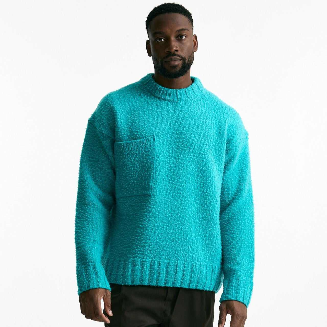 Maglia lana casentino azzurro men Laneus - 8